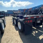 40 foot tri axle chassis trailers rear view.webp